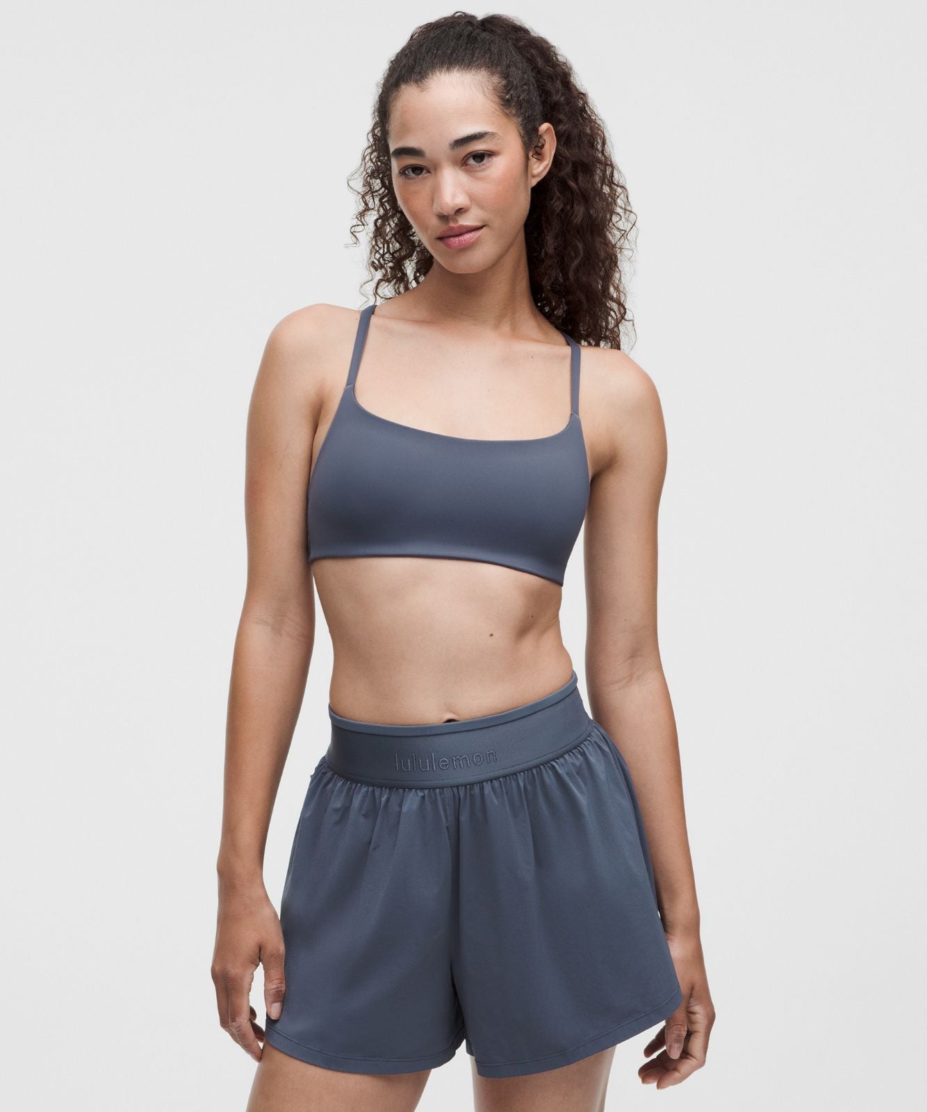Wunder Train Strappy Racer Bra *Light Support, A/B Cup Dusty Diamond