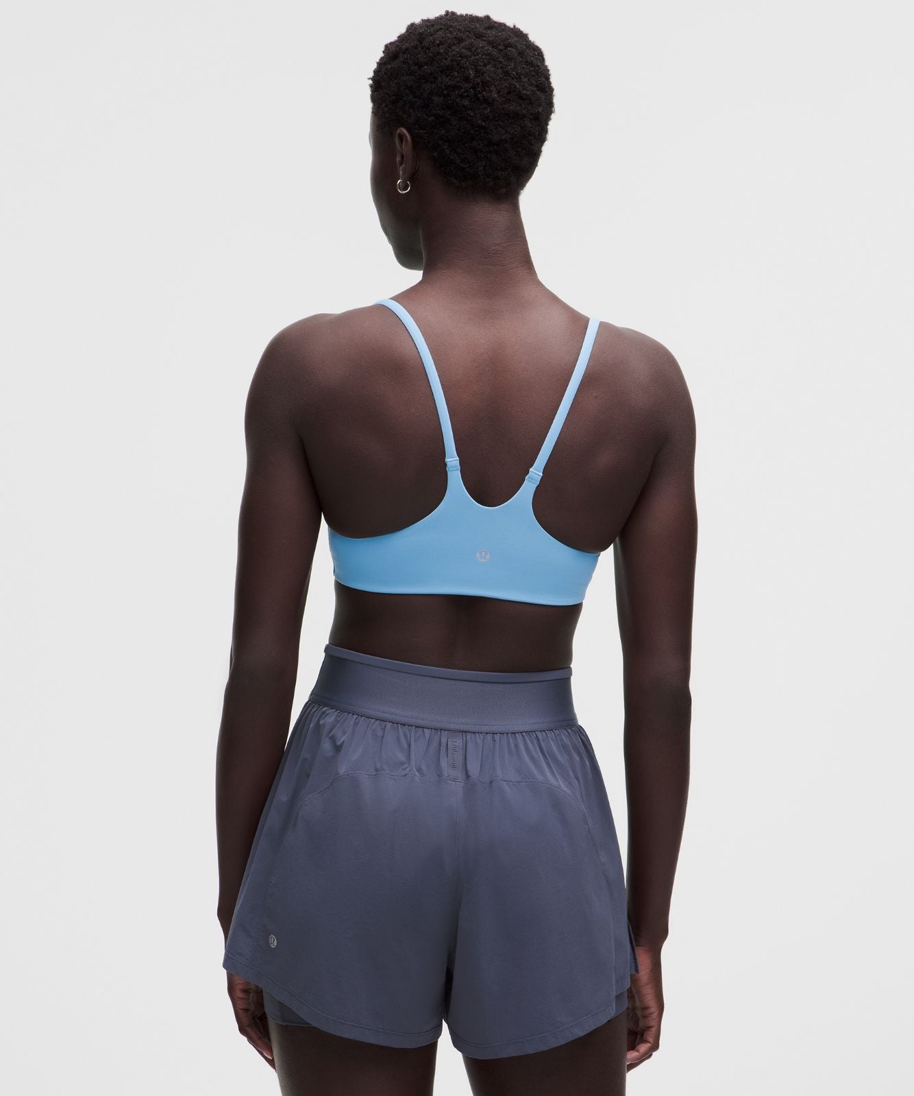 Wunder Train Strappy Racer Bra *Light Support, A/B Cup Dreamy Blue