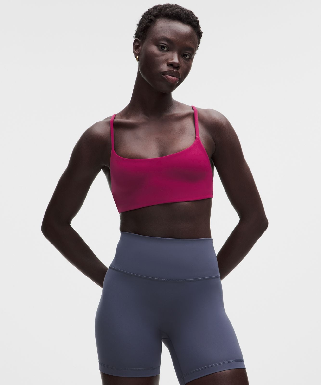 Wunder Train Strappy Racer Bra *Light Support, A/B Cup Raspberry Rave