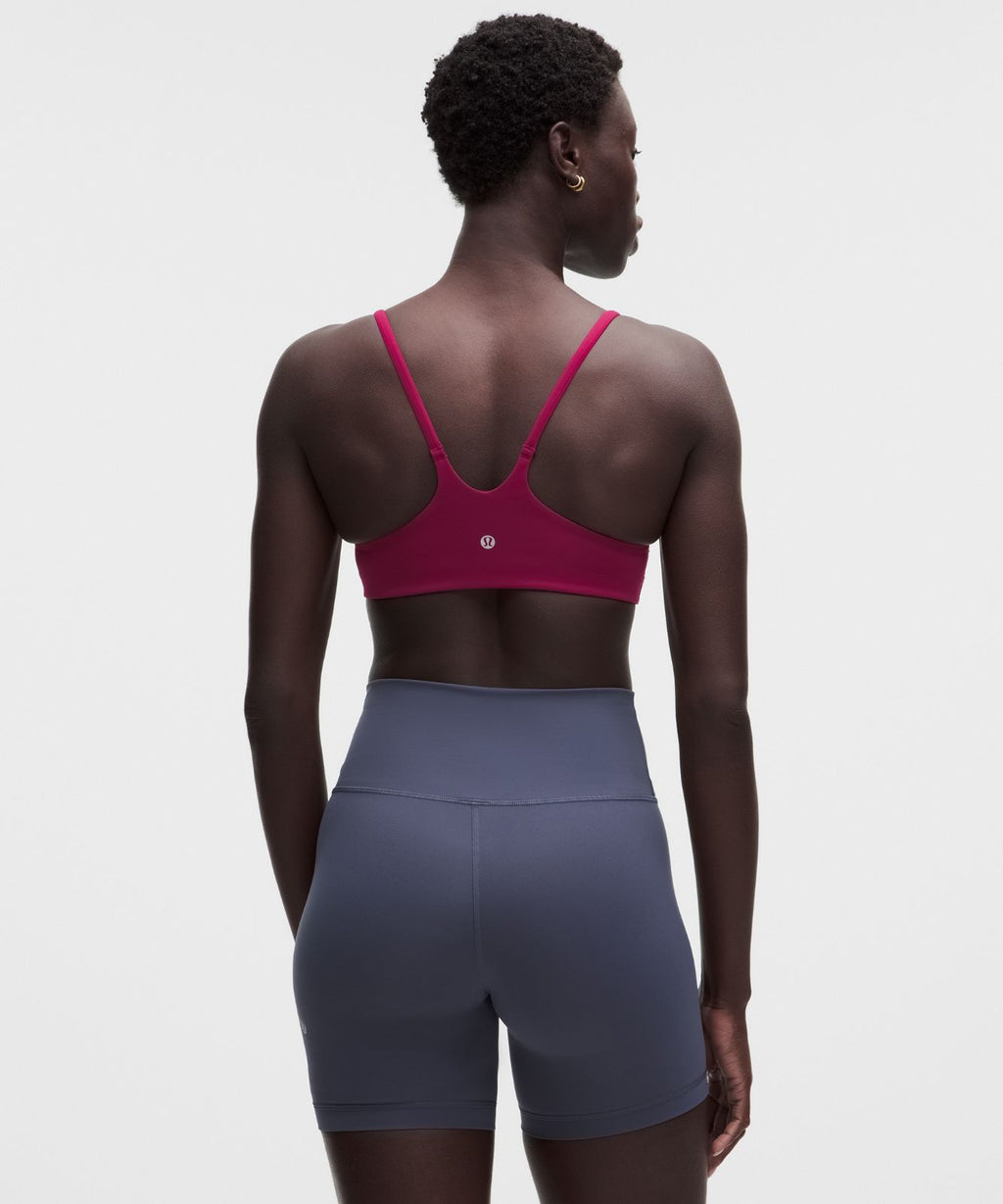 Wunder Train Strappy Racer Bra *Light Support, A/B Cup Raspberry Rave