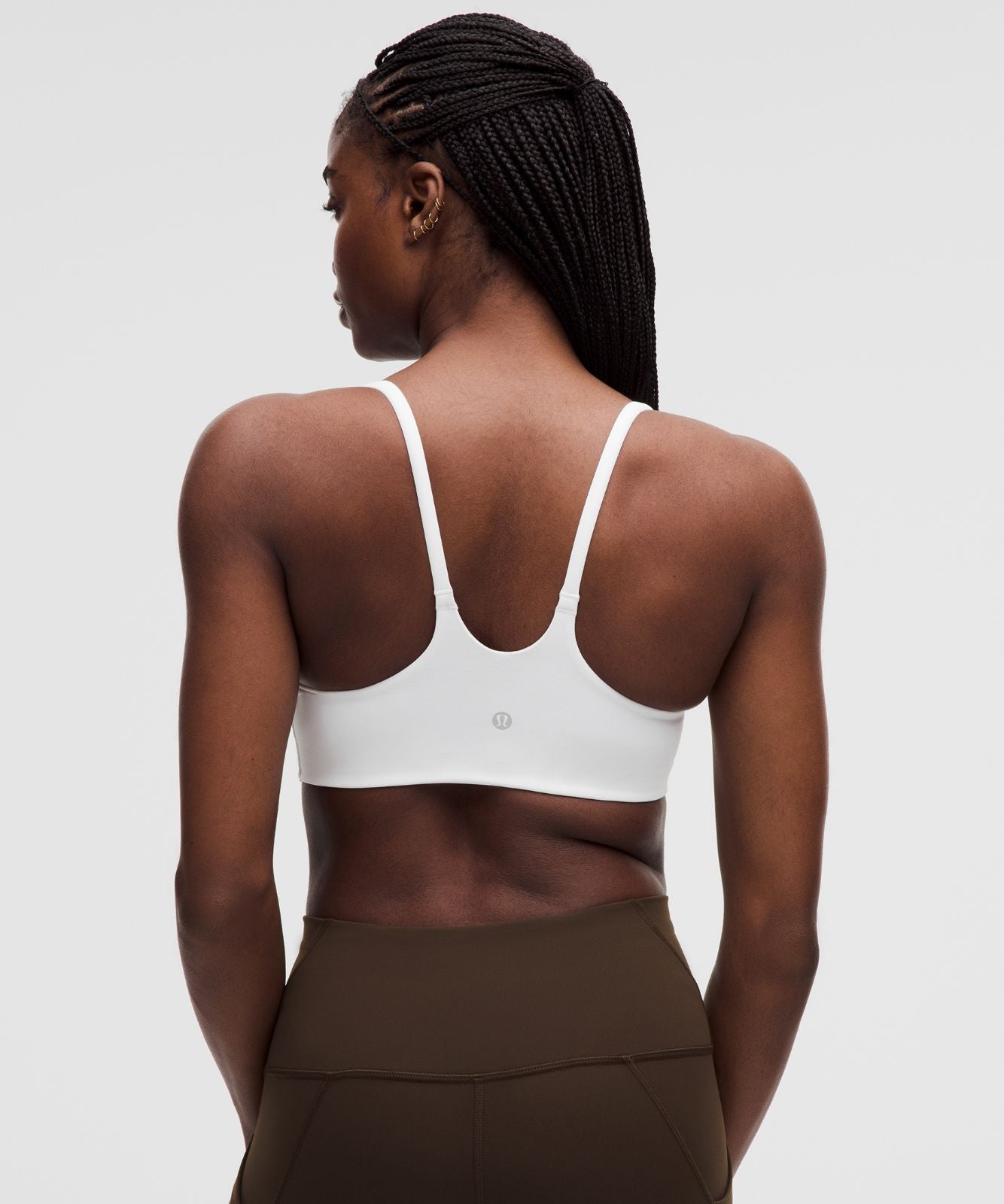 Wunder Train Strappy Racer Bra *Light Support, C/D Cup White
