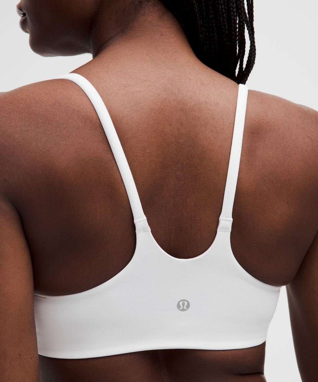 Wunder Train Strappy Racer Bra *Light Support, C/D Cup White