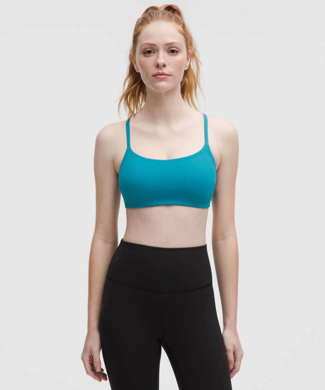 Wunder Train Strappy Racer Bra *Light Support, C/D Cup Hawaiian Blue