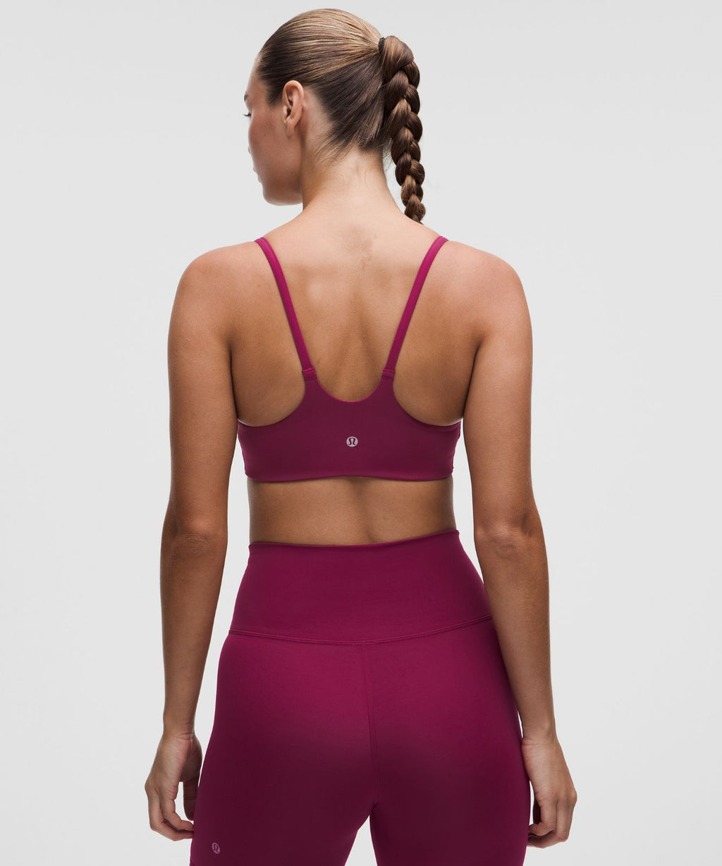 Wunder Train Strappy Racer Bra *Light Support, C/D Cup Raspberry Rave