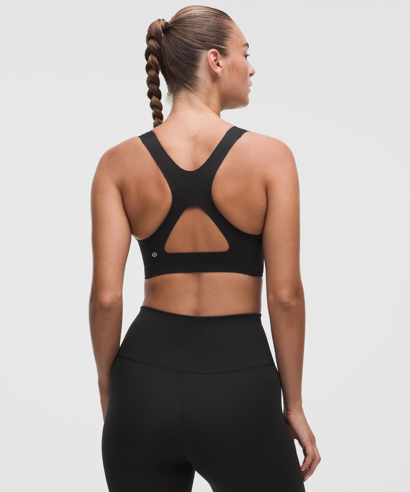 lululemon Go Further Bra with Support Code Technology *High Impact, C/D Cup Black