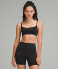 Wunder Train Strappy Racer Bra *Light Support, A/B Cup Black