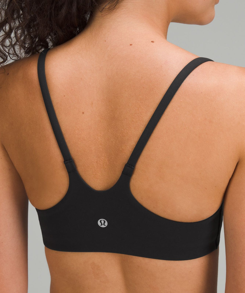 Wunder Train Strappy Racer Bra *Light Support, A/B Cup Black