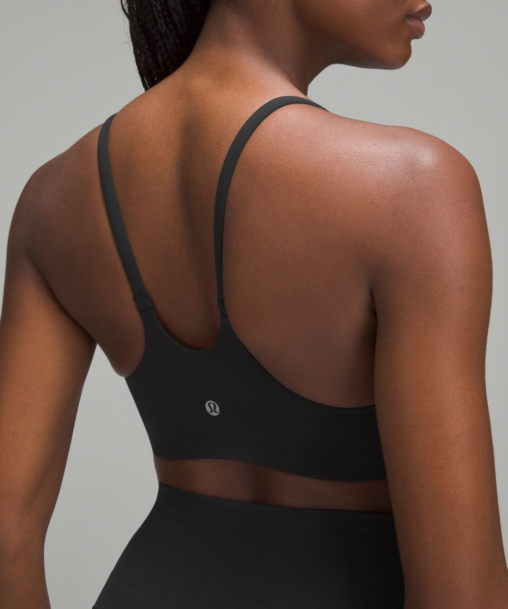 Wunder Train Strappy Racer Bra *Light Support, C/D Cup Black