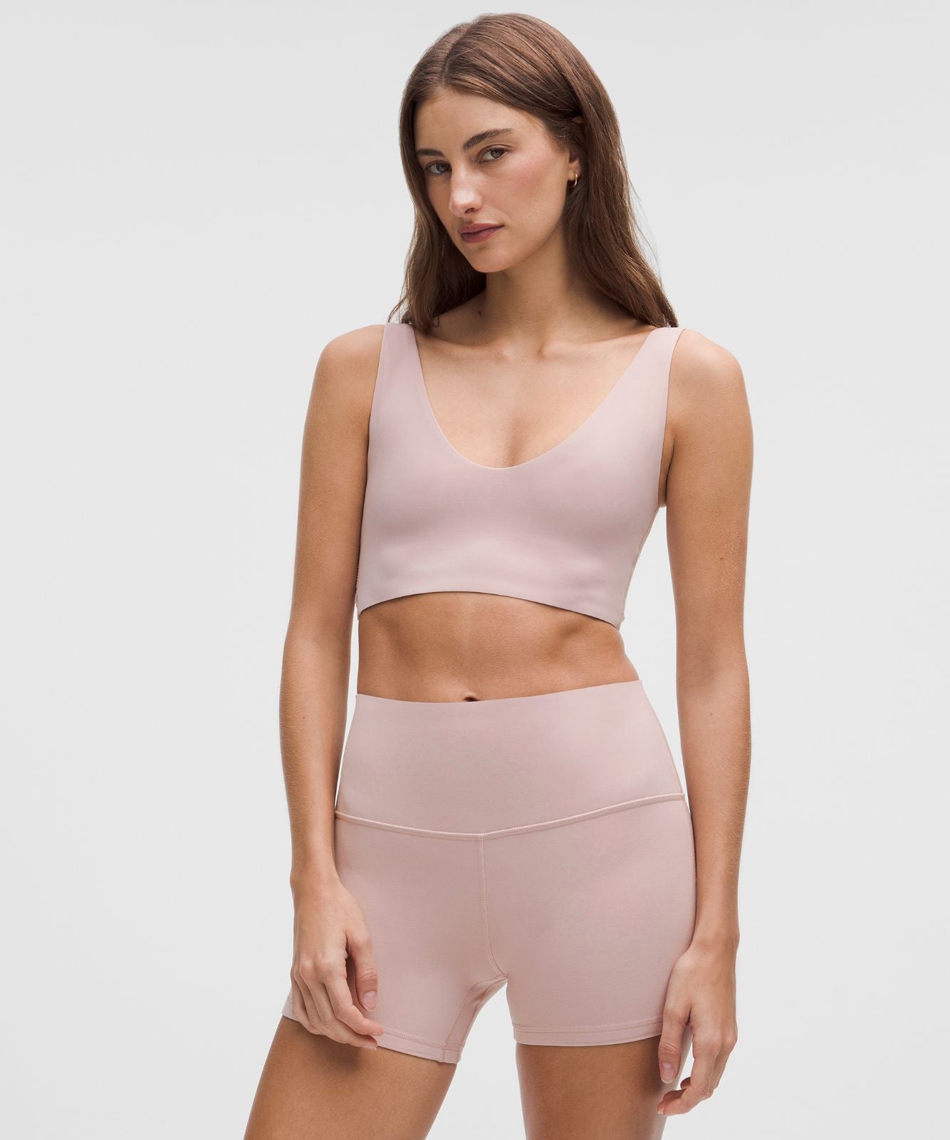Bend This Scoop and Square Bra *Light Support, A-C Cups Mink Berry
