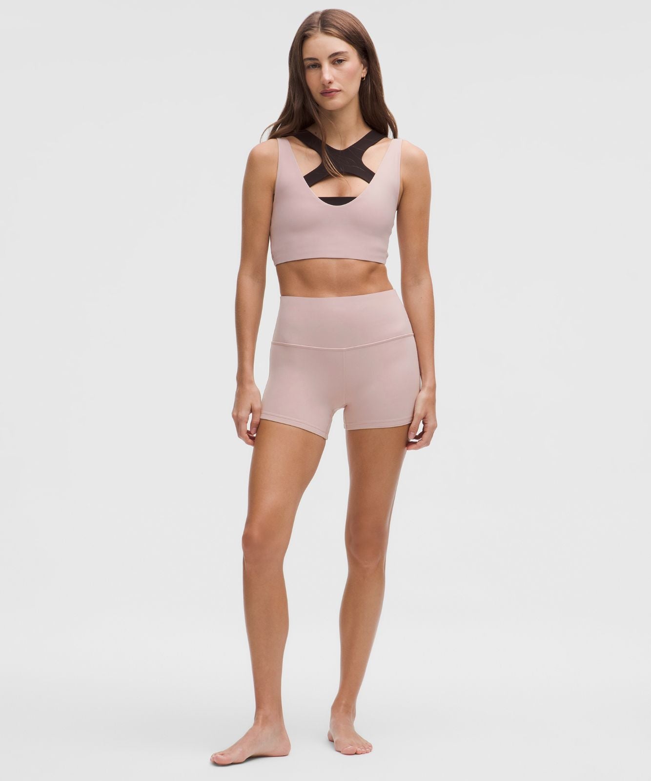 Bend This Scoop and Square Bra *Light Support, A-C Cups Mink Berry