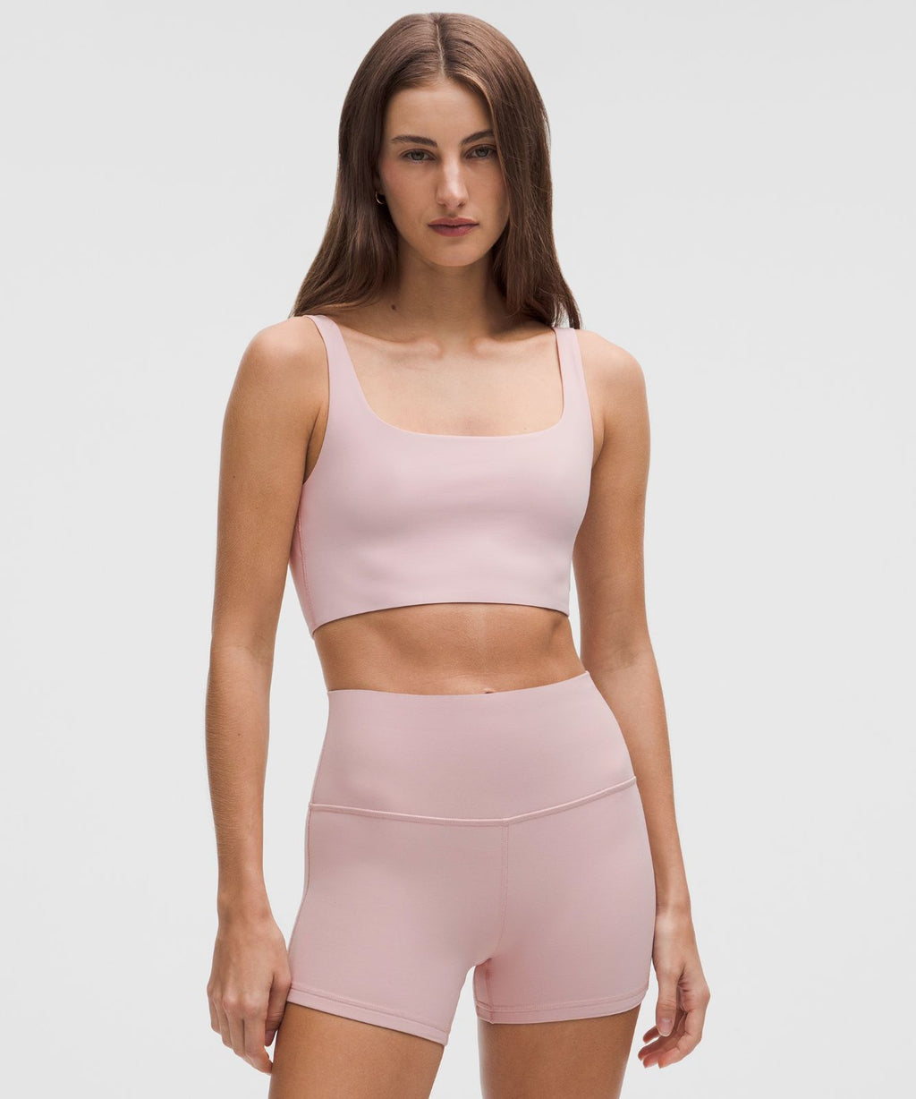 Bend This Scoop and Square Bra *Light Support, A-C Cups Mink Berry