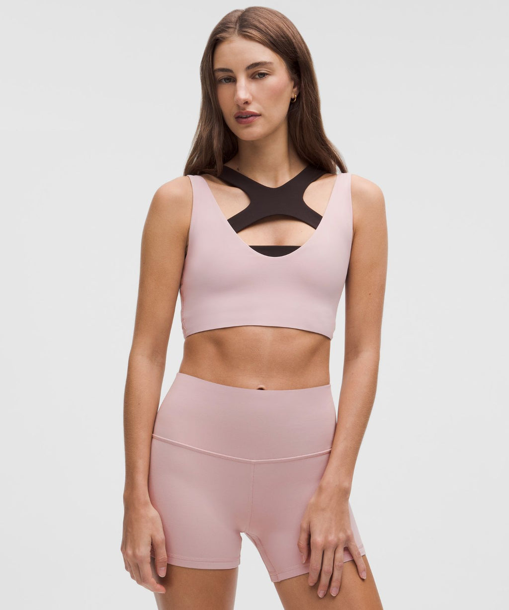 Bend This Scoop and Square Bra *Light Support, A-C Cups Mink Berry
