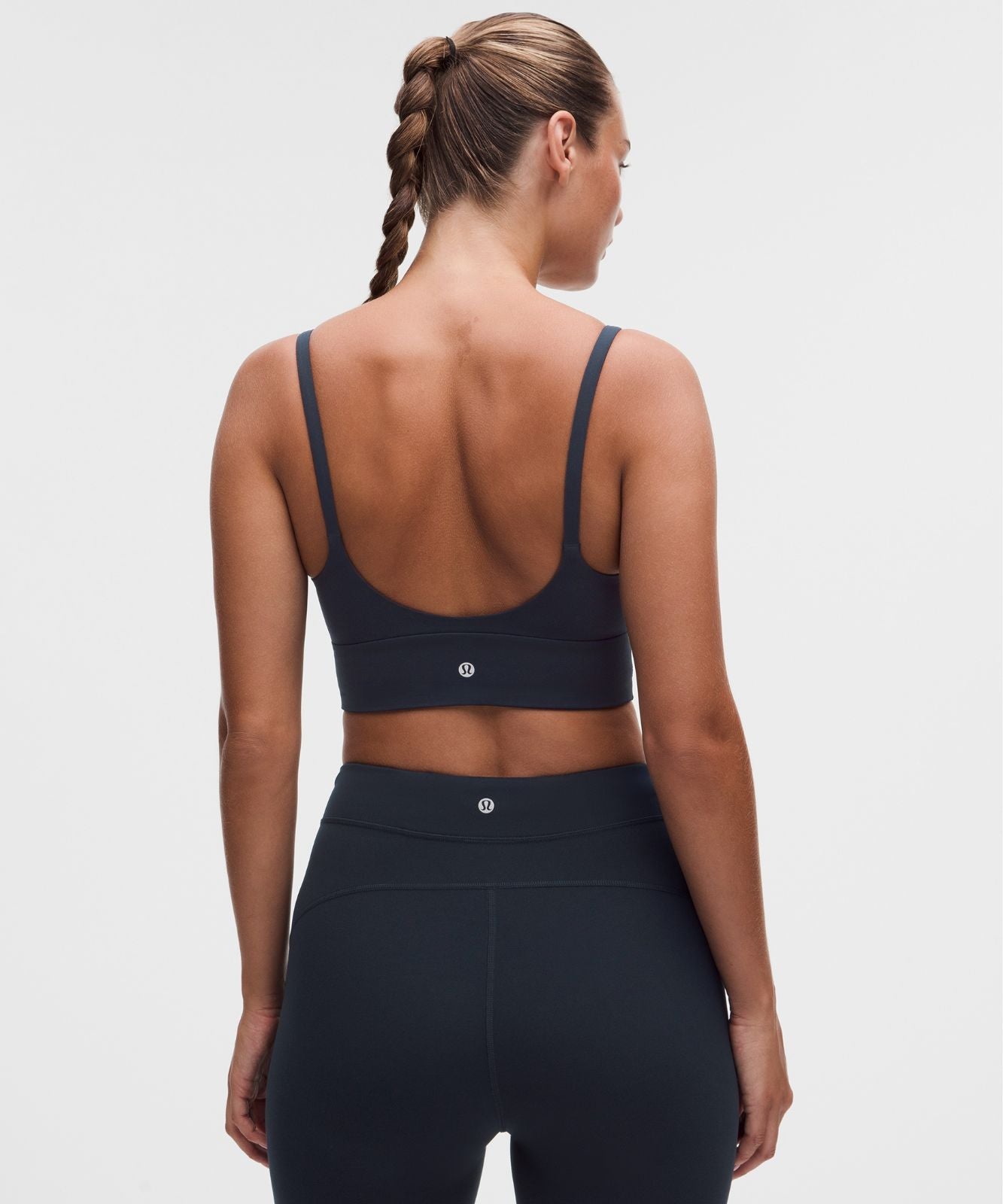 lululemon Focuser Scoop-Neck Bra Nulu *Light Support, C/D Cup True Navy