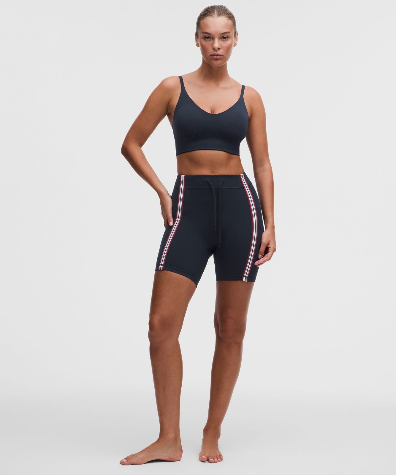 lululemon Focuser Scoop-Neck Bra Nulu *Light Support, C/D Cup True Navy