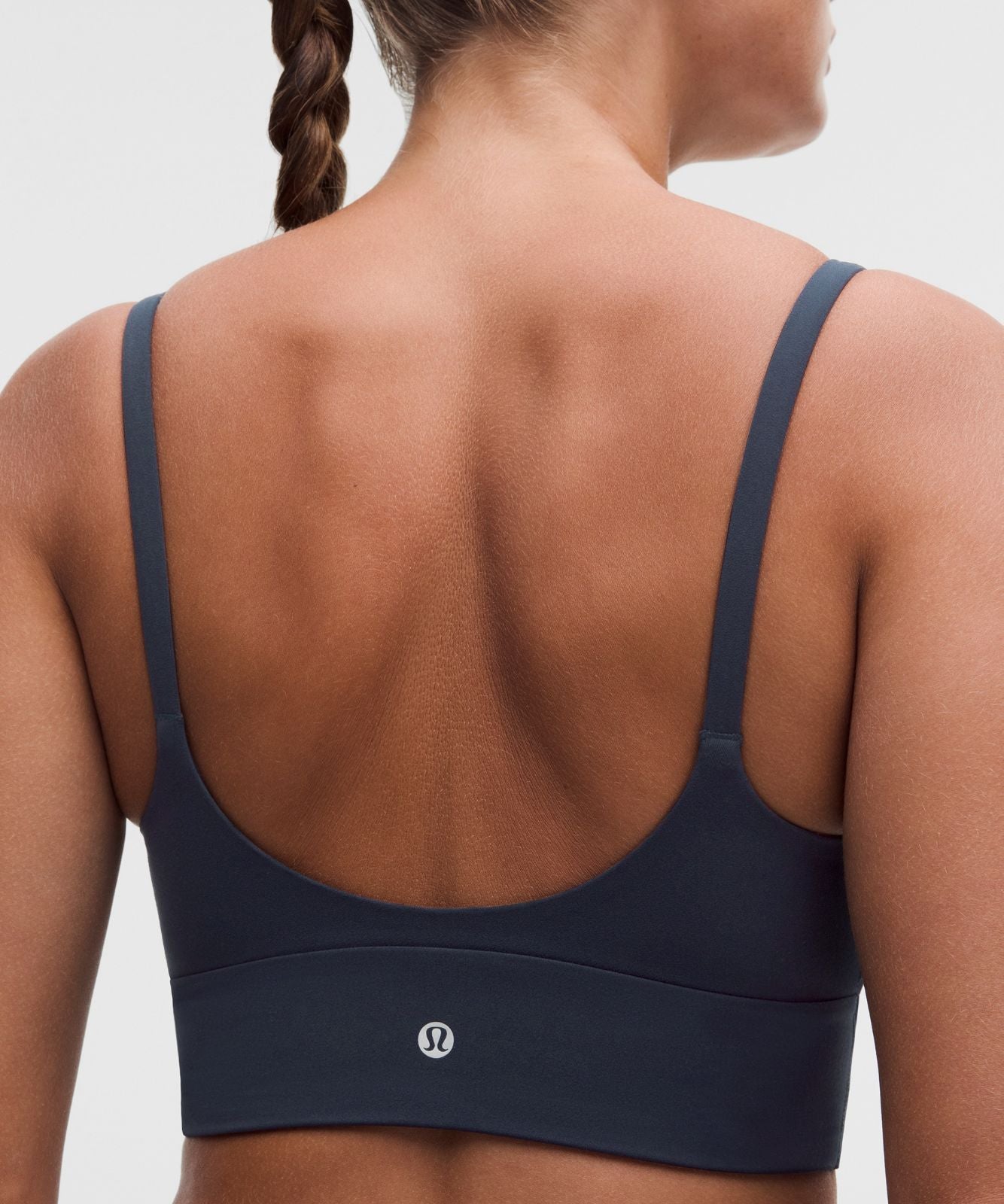 lululemon Focuser Scoop-Neck Bra Nulu *Light Support, C/D Cup True Navy