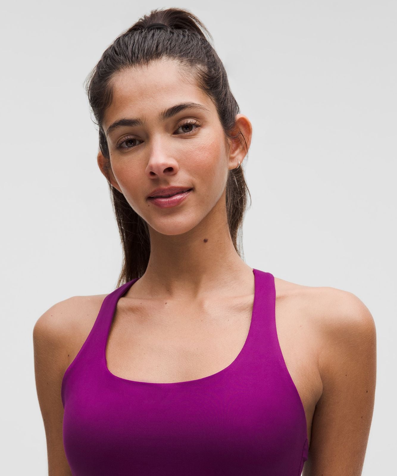 lululemon Energy Longline Bra Medium Support, B-D Cups *Evolve Chilled Grape