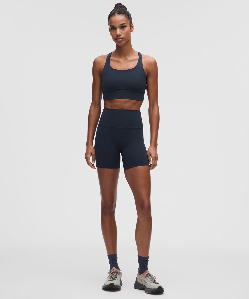 lululemon Energy Longline Bra Medium Support, B-D Cups *Evolve True Navy