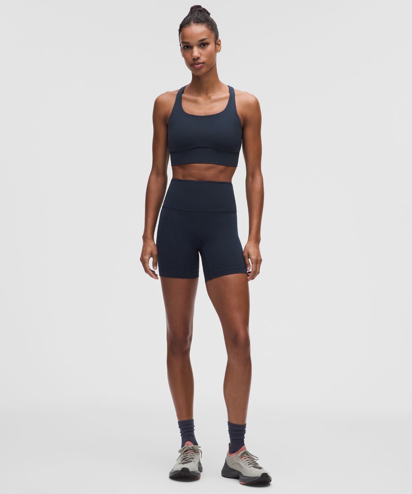 lululemon Energy Longline Bra Medium Support, B-D Cups *Evolve True Navy