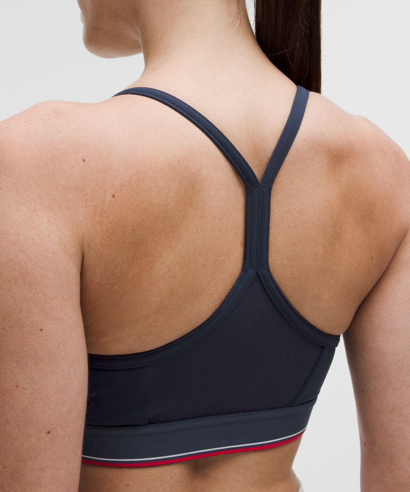 Flow Y Mid-Support Bra Logo *B/C Cup Club Blue