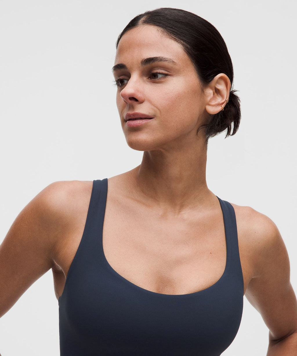 FlexyFlex Strappy Yoga Bra *Light Support, A-C Cups True Navy