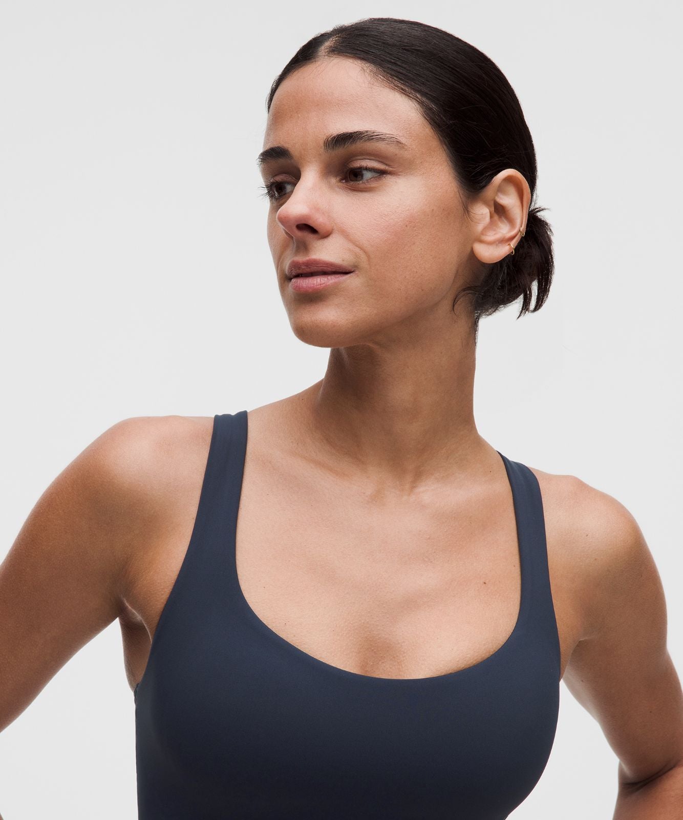 FlexyFlex Strappy Yoga Bra *Light Support, A-C Cups True Navy