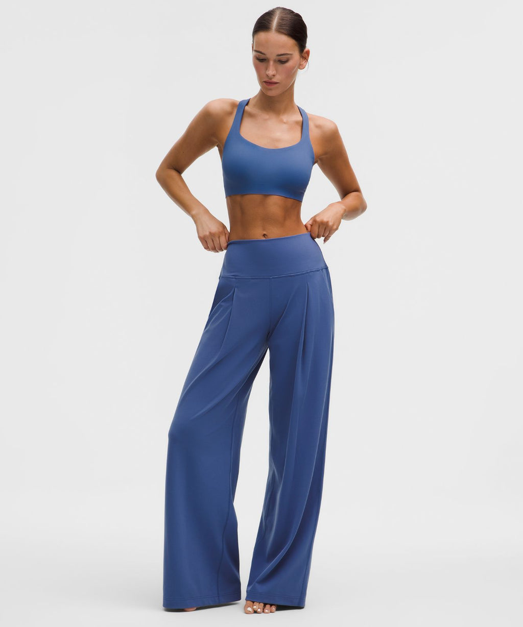 FlexyFlex Strappy Yoga Bra *Light Support, A-C Cups Brilliant Blue
