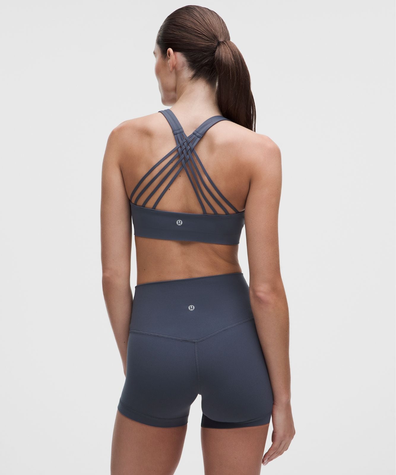 FlexyFlex Strappy Yoga Bra *Light Support, A-C Cups Dusty Diamond