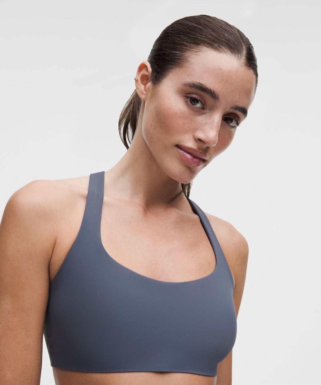 FlexyFlex Strappy Yoga Bra *Light Support, A-C Cups Dusty Diamond