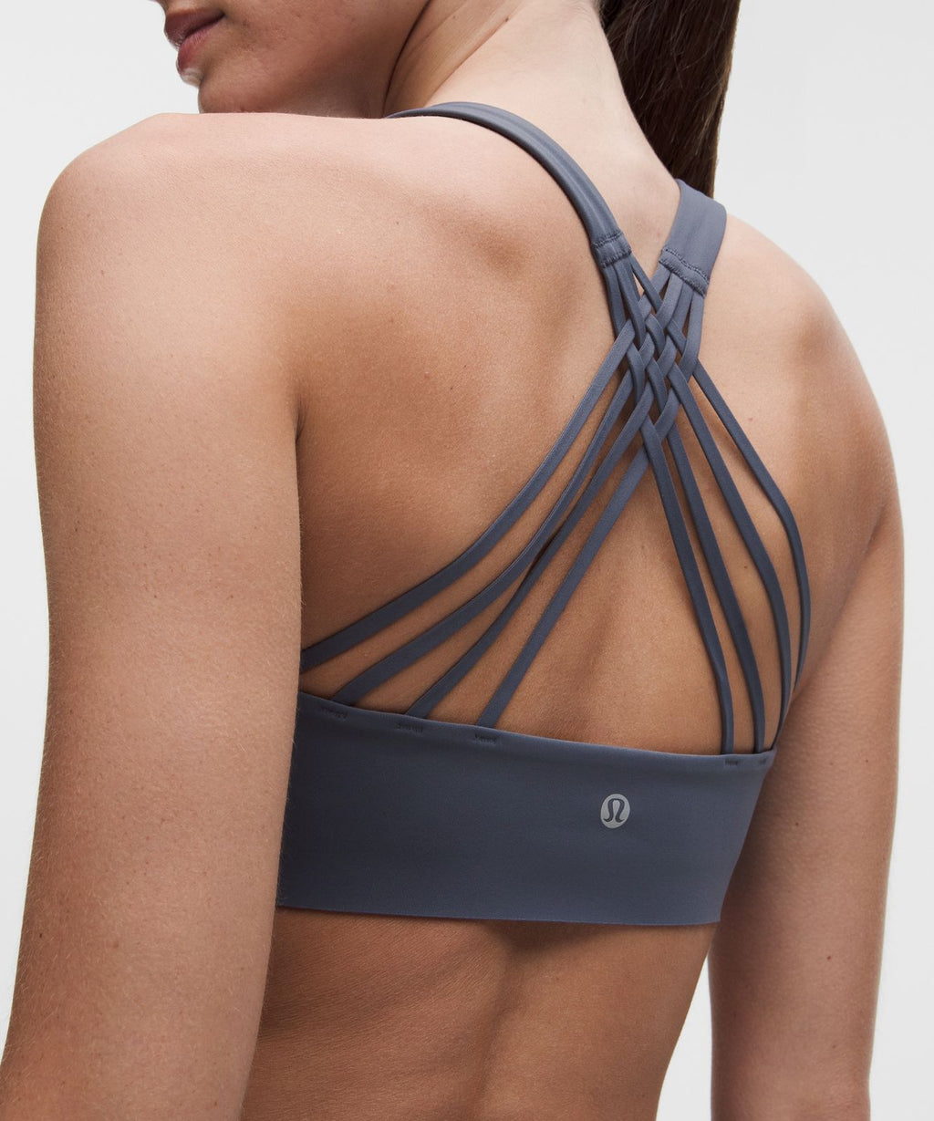FlexyFlex Strappy Yoga Bra *Light Support, A-C Cups Dusty Diamond