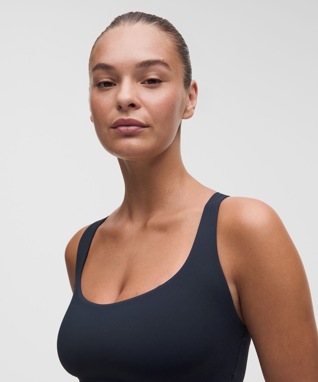 FlexyFlex Strappy Yoga Bra *Light Support, D-DDD Cups True Navy