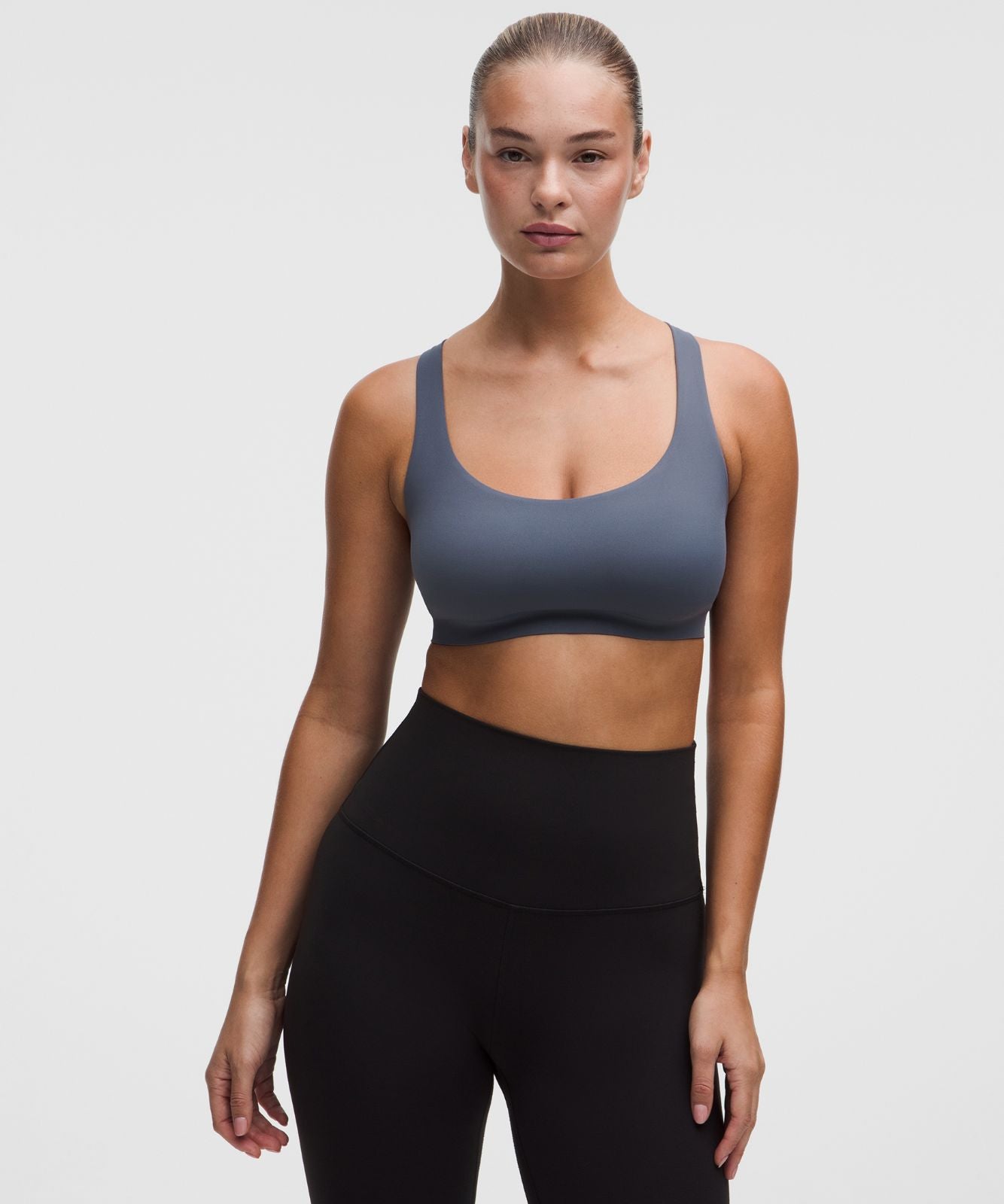 FlexyFlex Strappy Yoga Bra *Light Support, D-DDD Cups Dusty Diamond