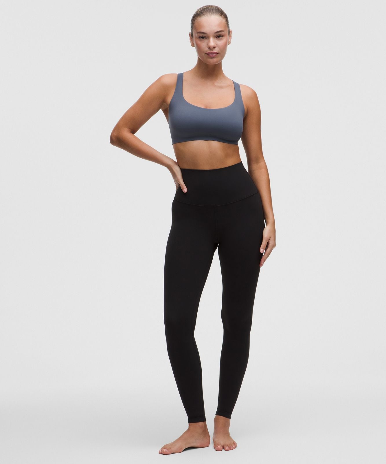 FlexyFlex Strappy Yoga Bra *Light Support, D-DDD Cups Dusty Diamond