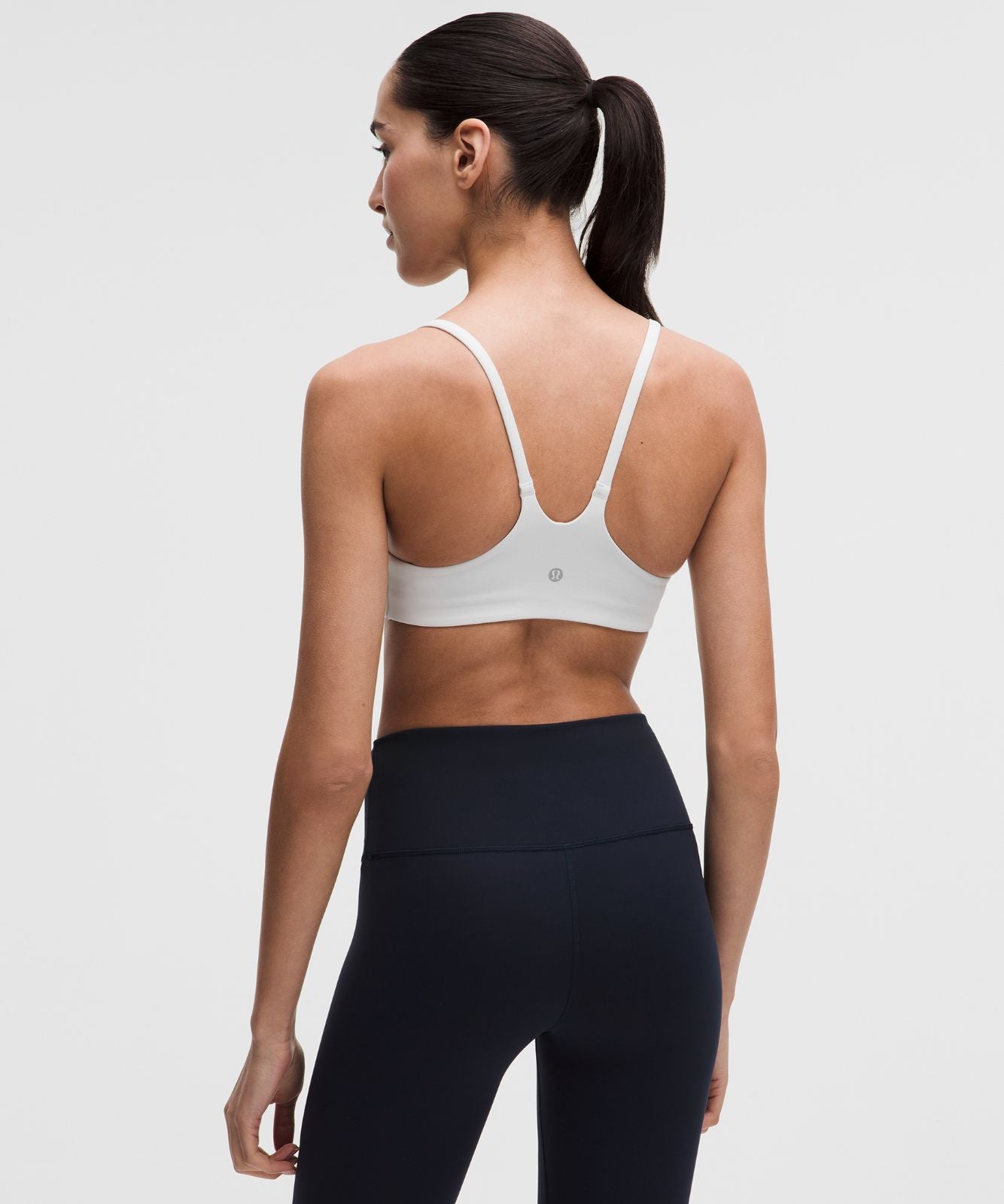 Wunder Train Strappy Racer Bra *Light Support, A/B Cup White