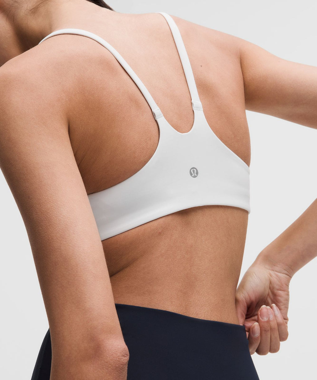 Wunder Train Strappy Racer Bra *Light Support, A/B Cup White