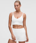 lululemon Focuser Scoop-Neck Bra Nulu *Light Support, C/D Cup White