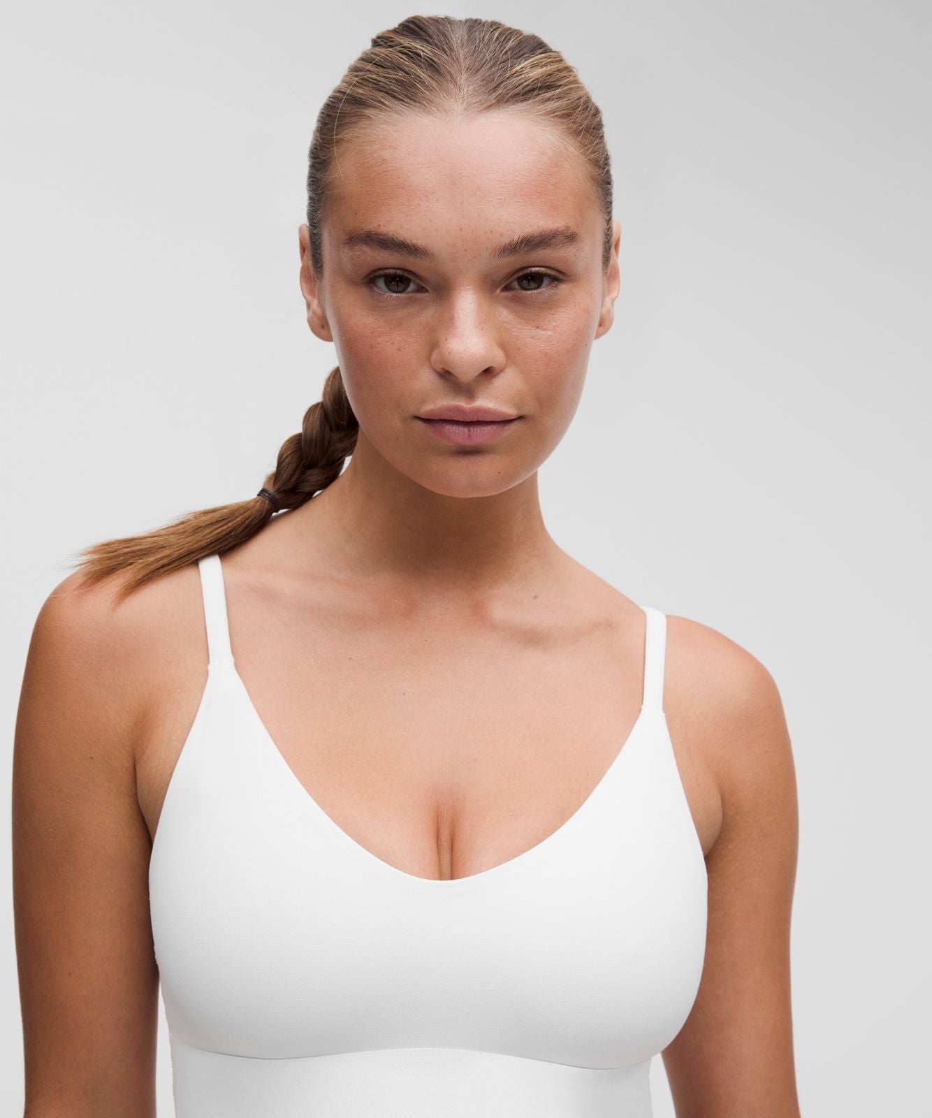 lululemon Focuser Scoop-Neck Bra Nulu *Light Support, C/D Cup White