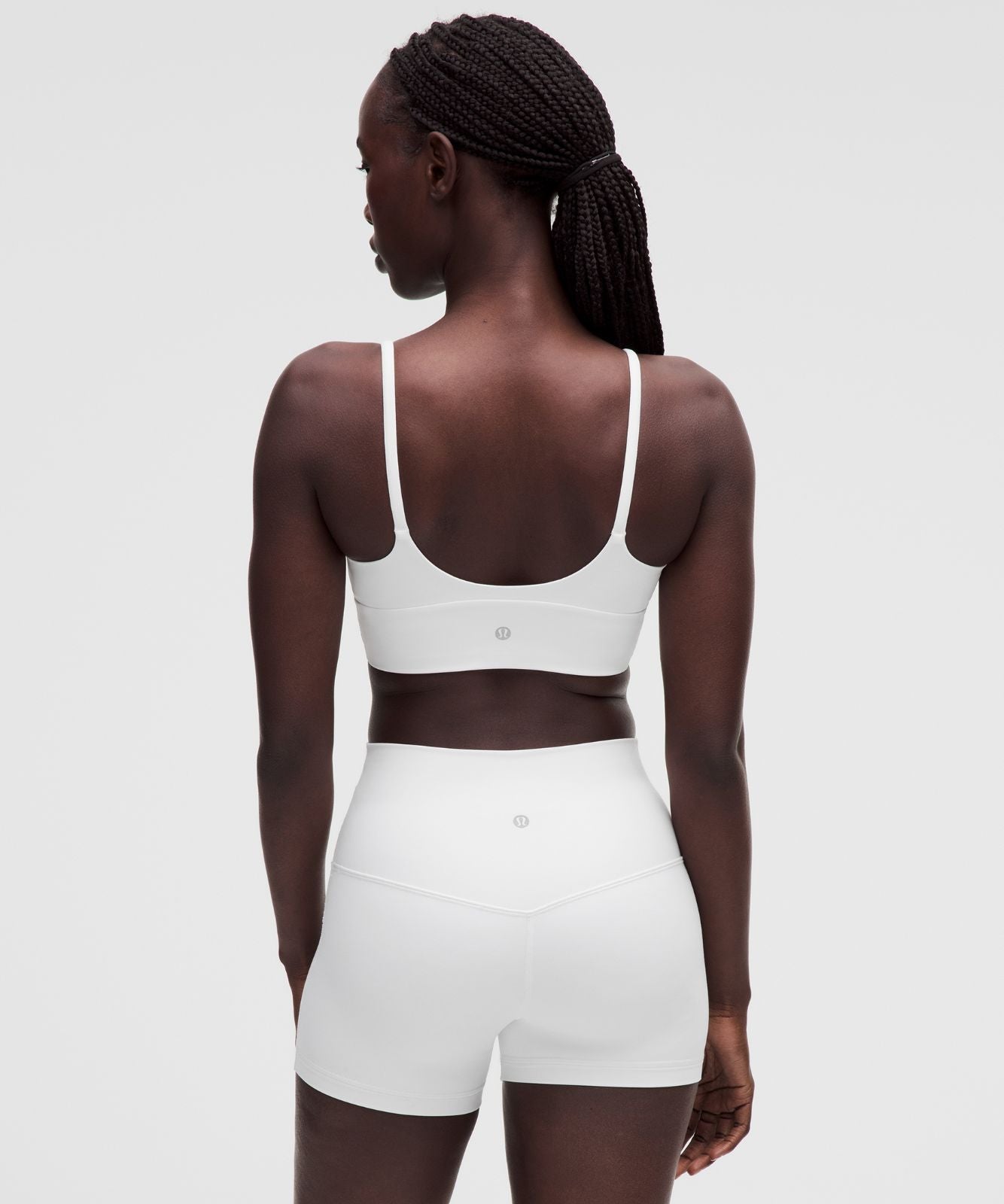 lululemon Focuser Scoop-Neck Bra Nulu *Light Support, A/B Cup White