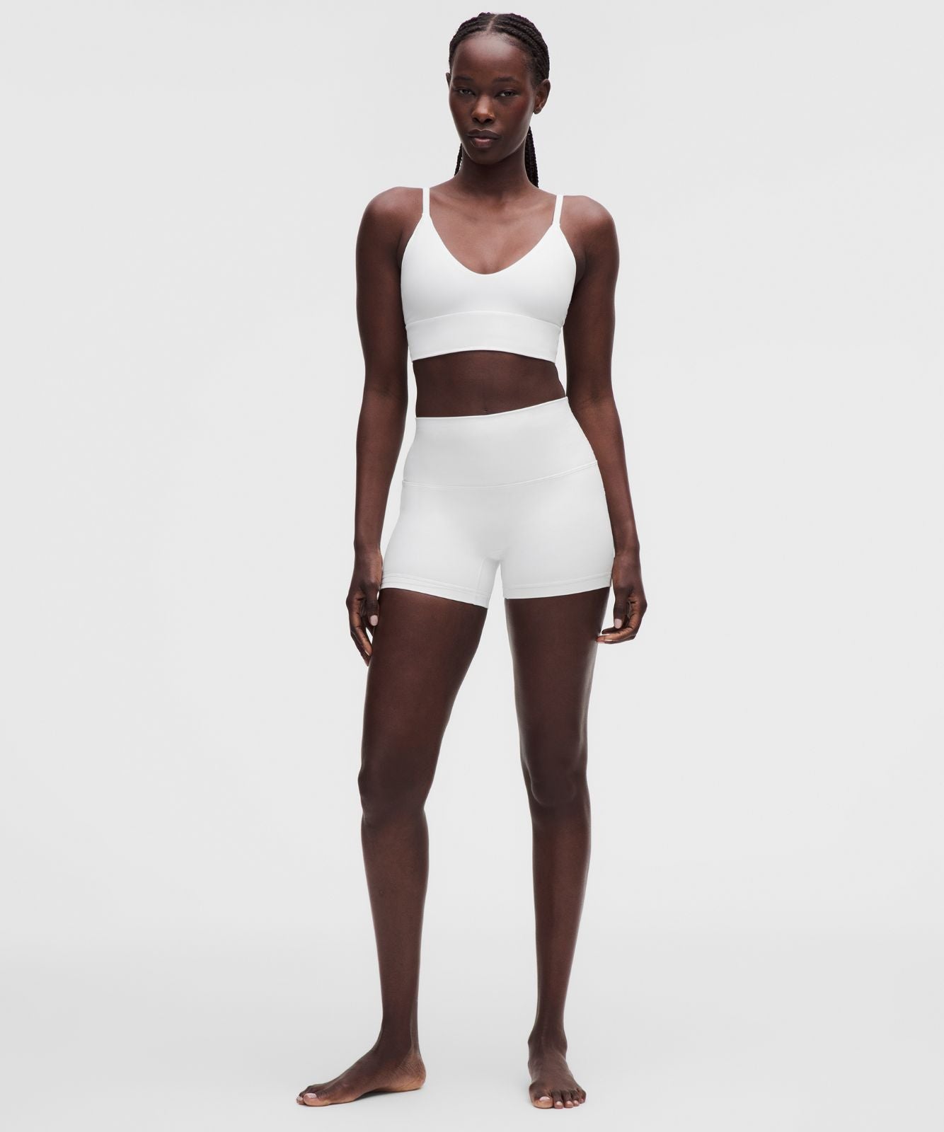 lululemon Focuser Scoop-Neck Bra Nulu *Light Support, A/B Cup White