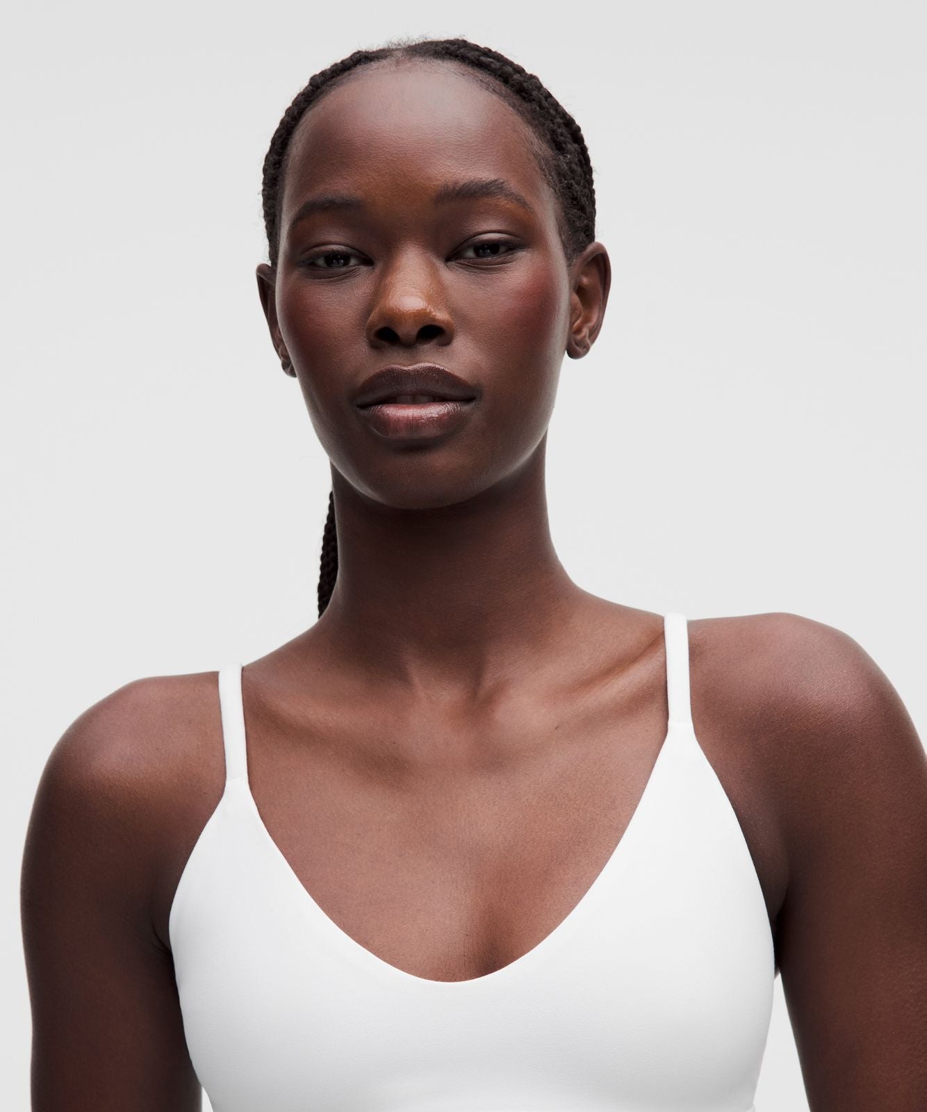 lululemon Focuser Scoop-Neck Bra Nulu *Light Support, A/B Cup White