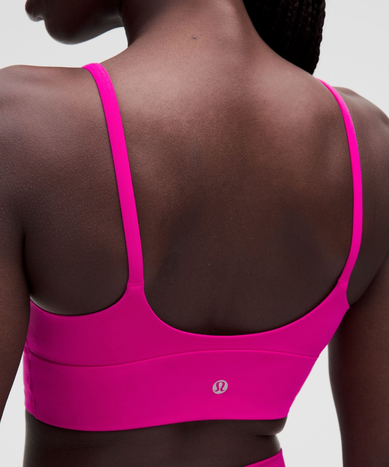 lululemon Focuser Scoop-Neck Bra Nulu *Light Support, A/B Cup Pink Flare