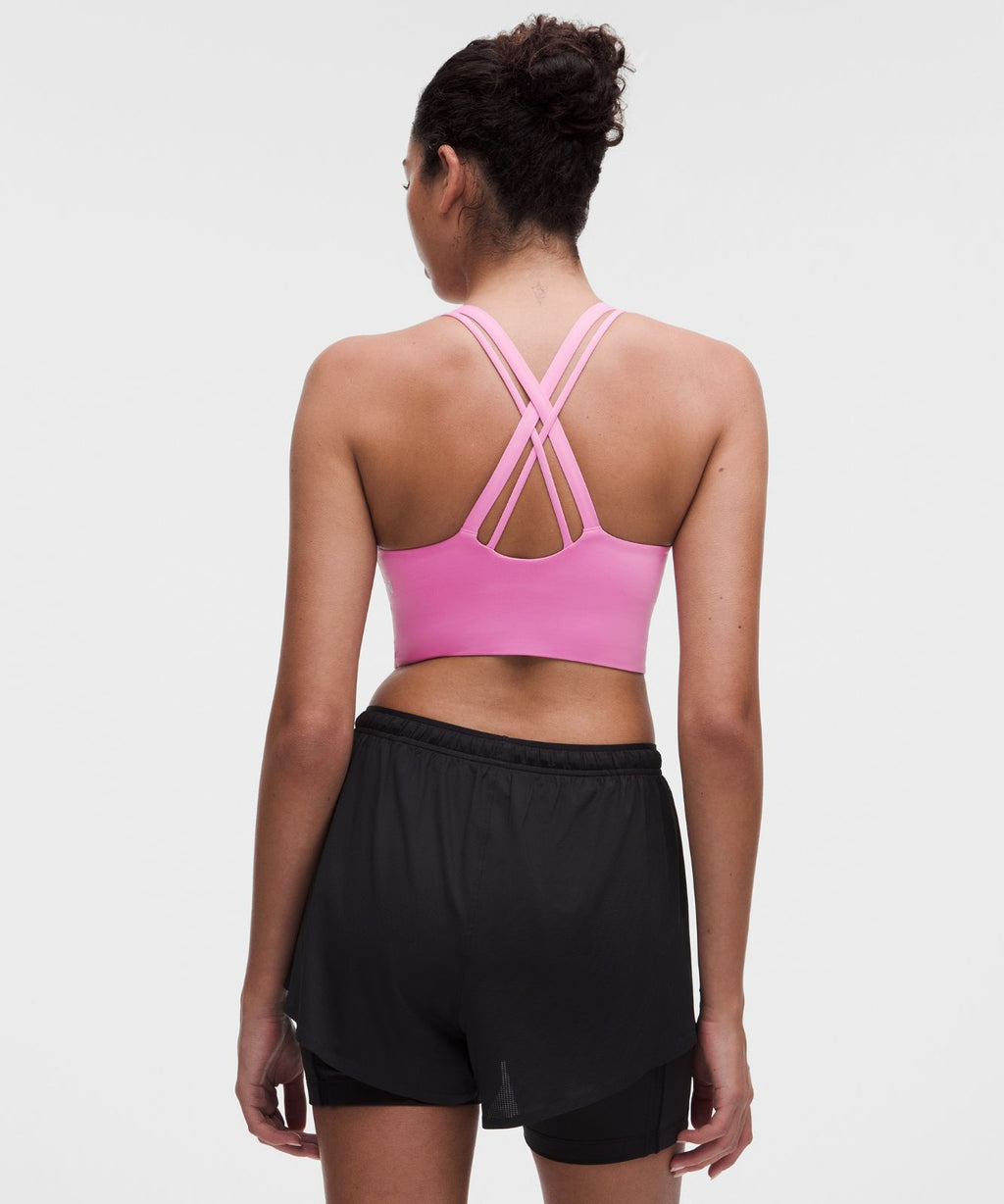 lululemon Energy Longline Bra Medium Support, B-D Cups *Evolve Sweet Sorbet