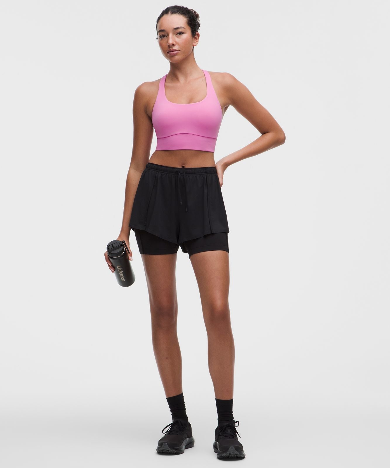 lululemon Energy Longline Bra Medium Support, B-D Cups *Evolve Sweet Sorbet
