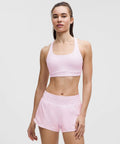 lululemon Energy Bra Medium Support, B-D Cups *Evolve Pink Organza