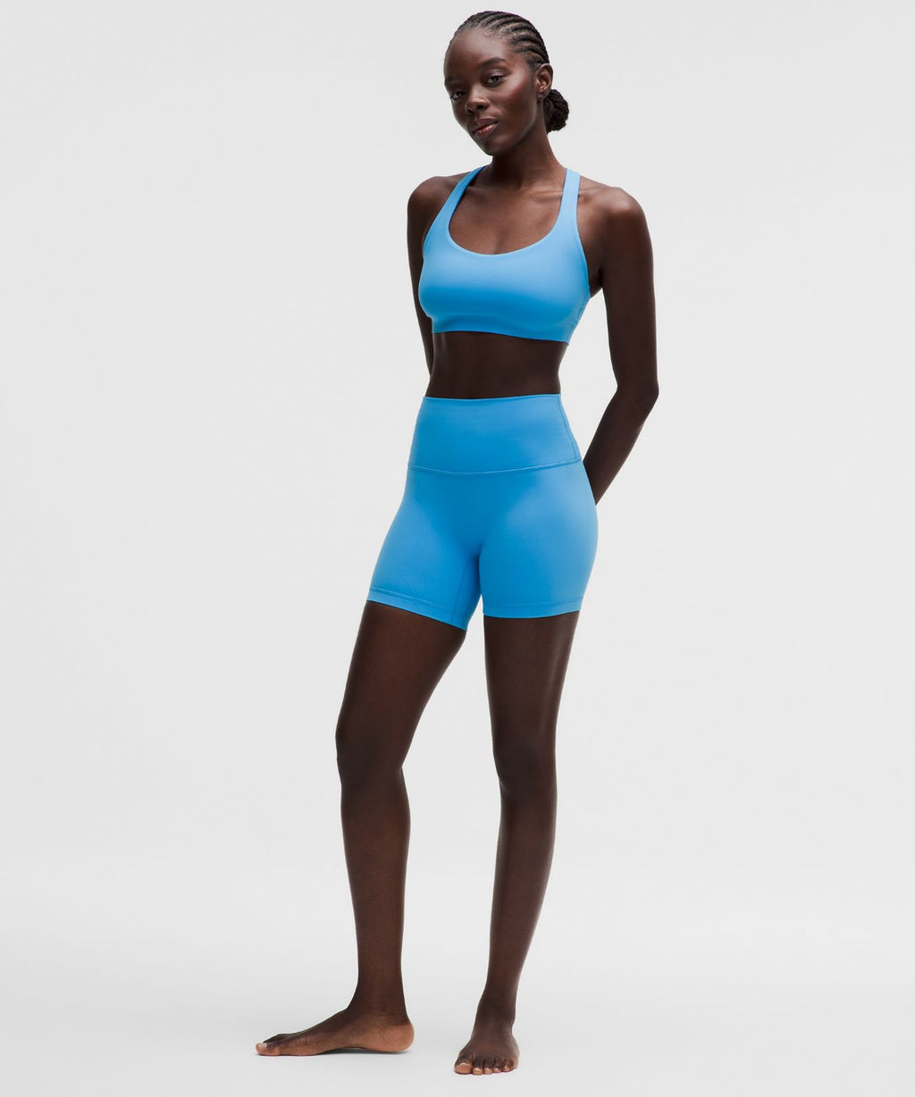 FlexyFlex Strappy Yoga Bra *Light Support, A-C Cups Ocean Wave