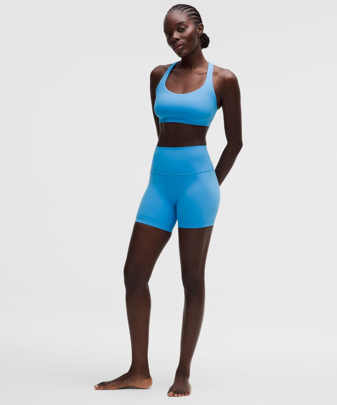 FlexyFlex Strappy Yoga Bra *Light Support, A-C Cups Ocean Wave
