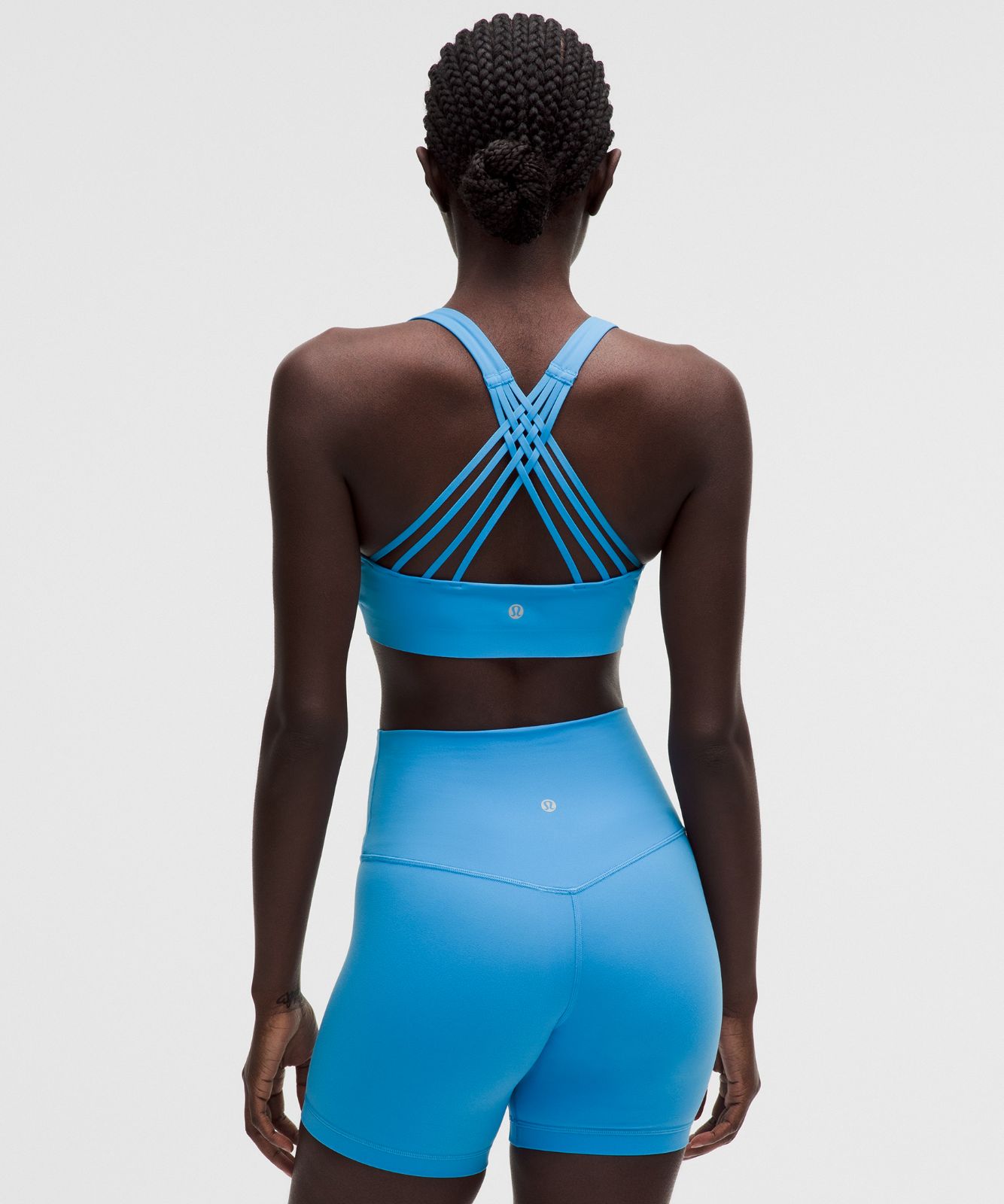 FlexyFlex Strappy Yoga Bra *Light Support, A-C Cups Ocean Wave