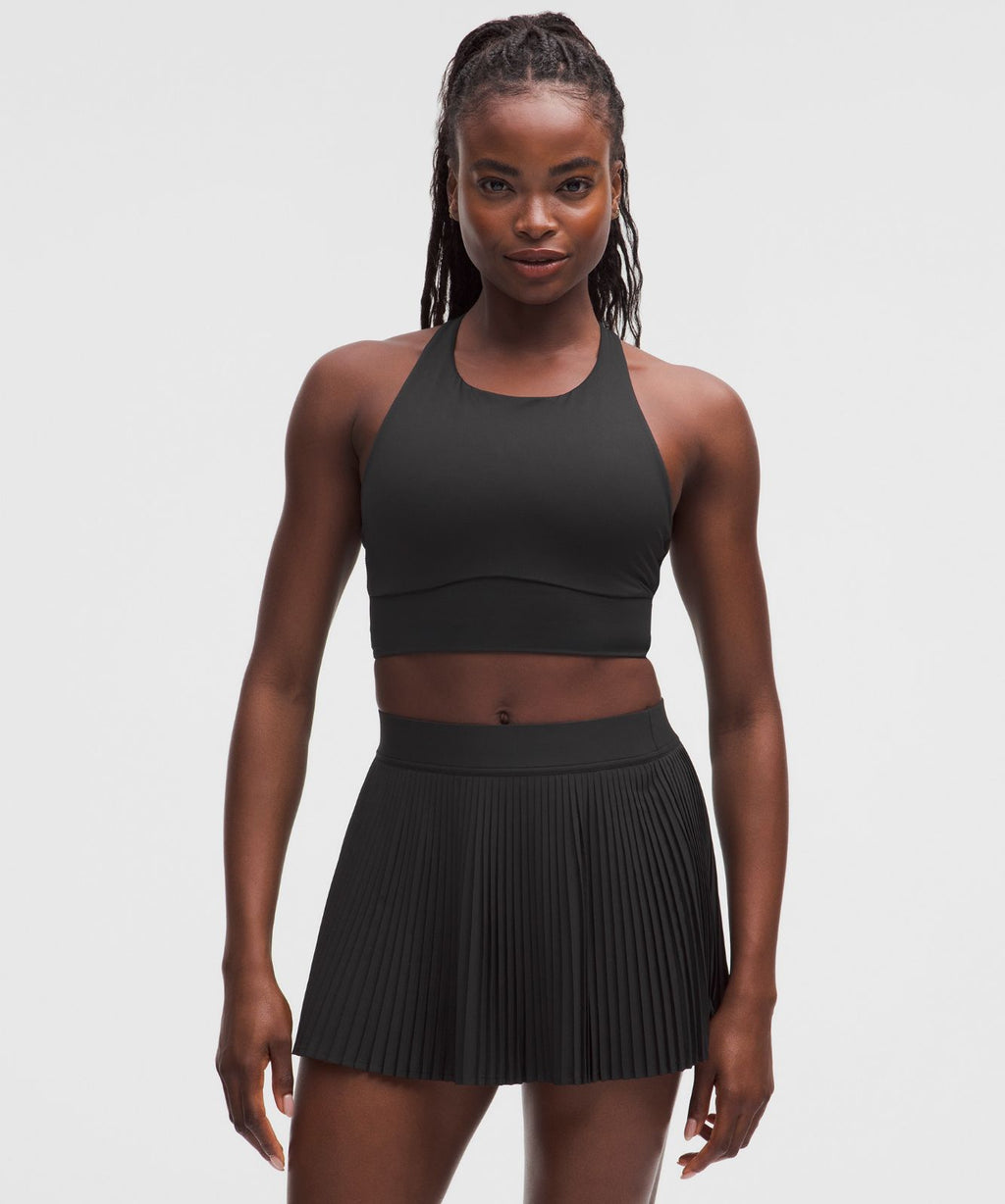 lululemon Energy High-Neck Longline Bra Evolve *Medium Support, B-D Cups Black