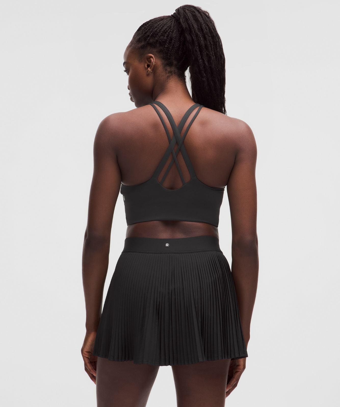 lululemon Energy High-Neck Longline Bra Evolve *Medium Support, B-D Cups Black
