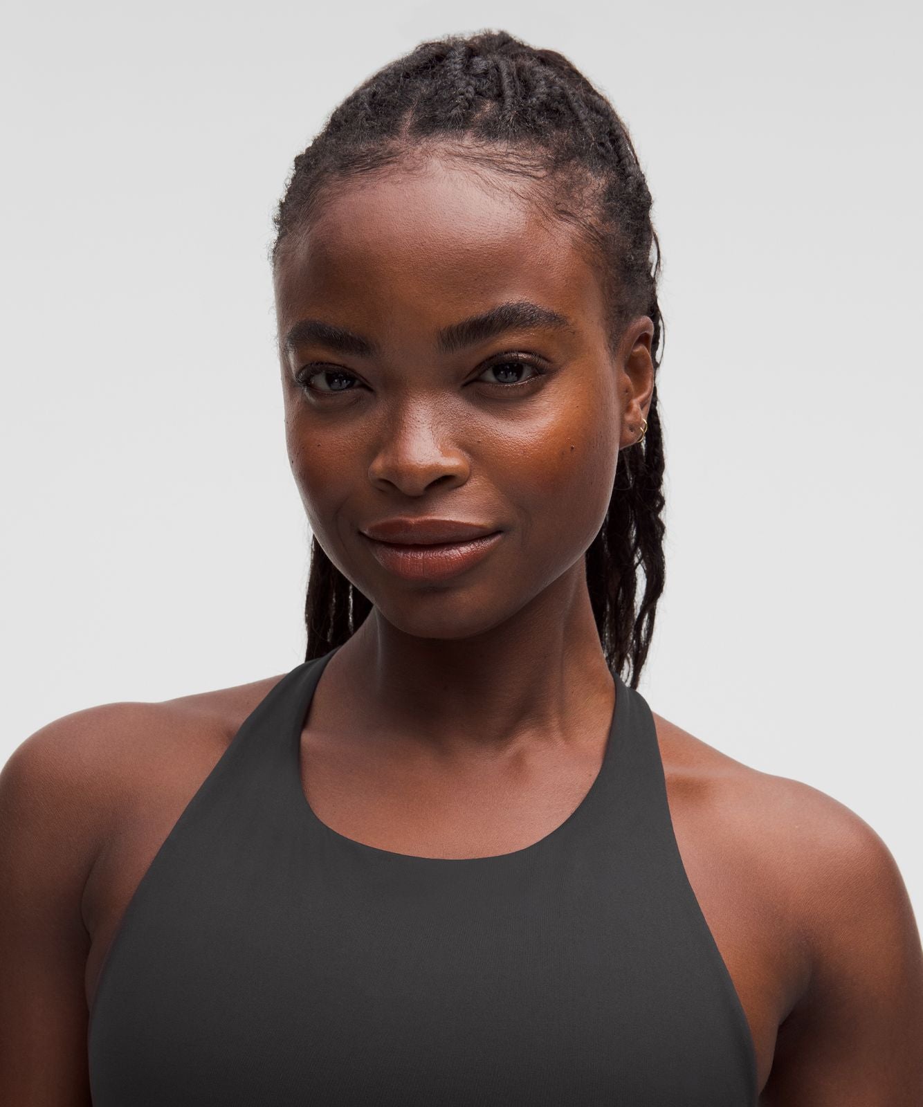 lululemon Energy High-Neck Longline Bra Evolve *Medium Support, B-D Cups Black