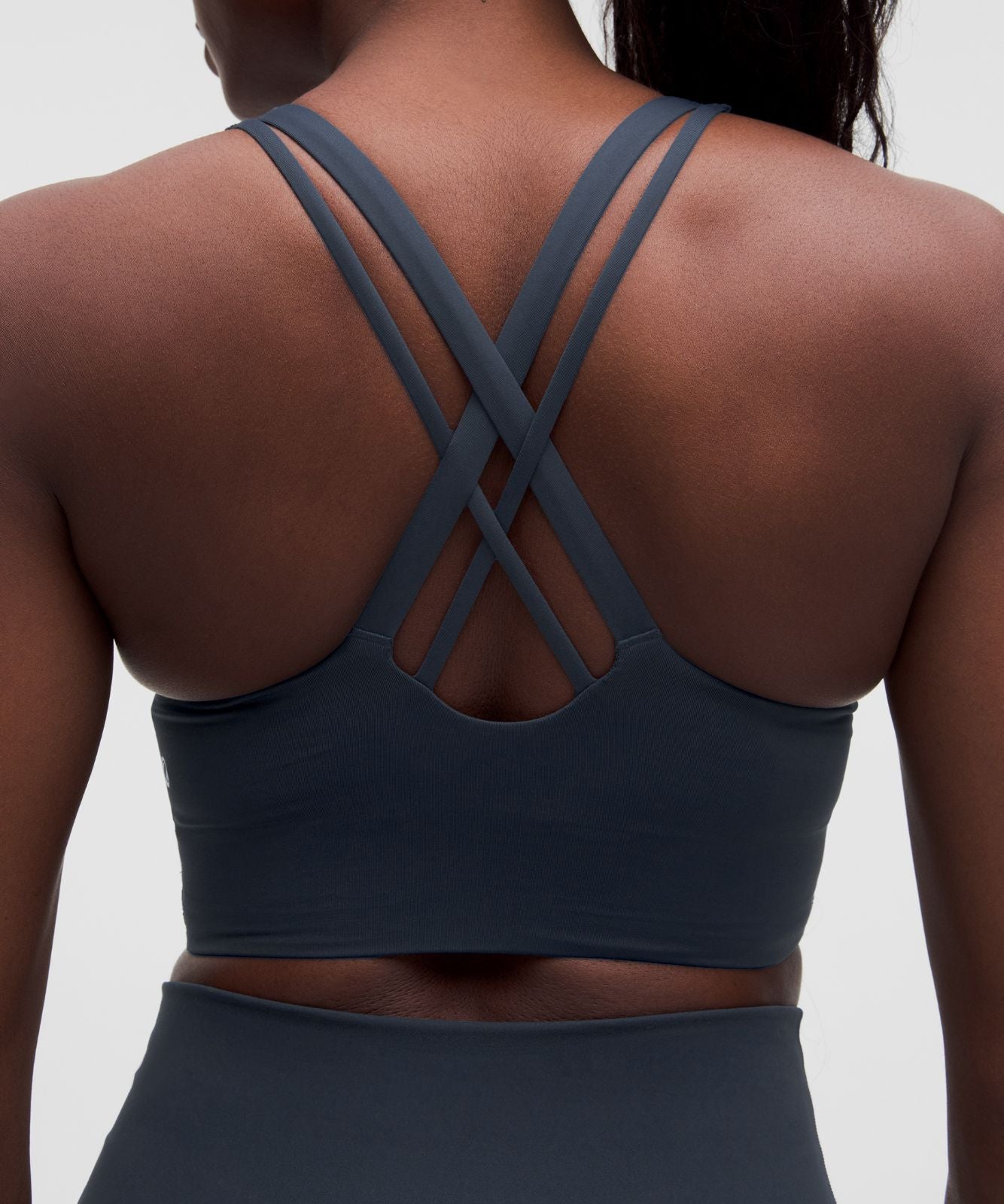 lululemon Energy High-Neck Longline Bra Evolve *Medium Support, B-D Cups True Navy